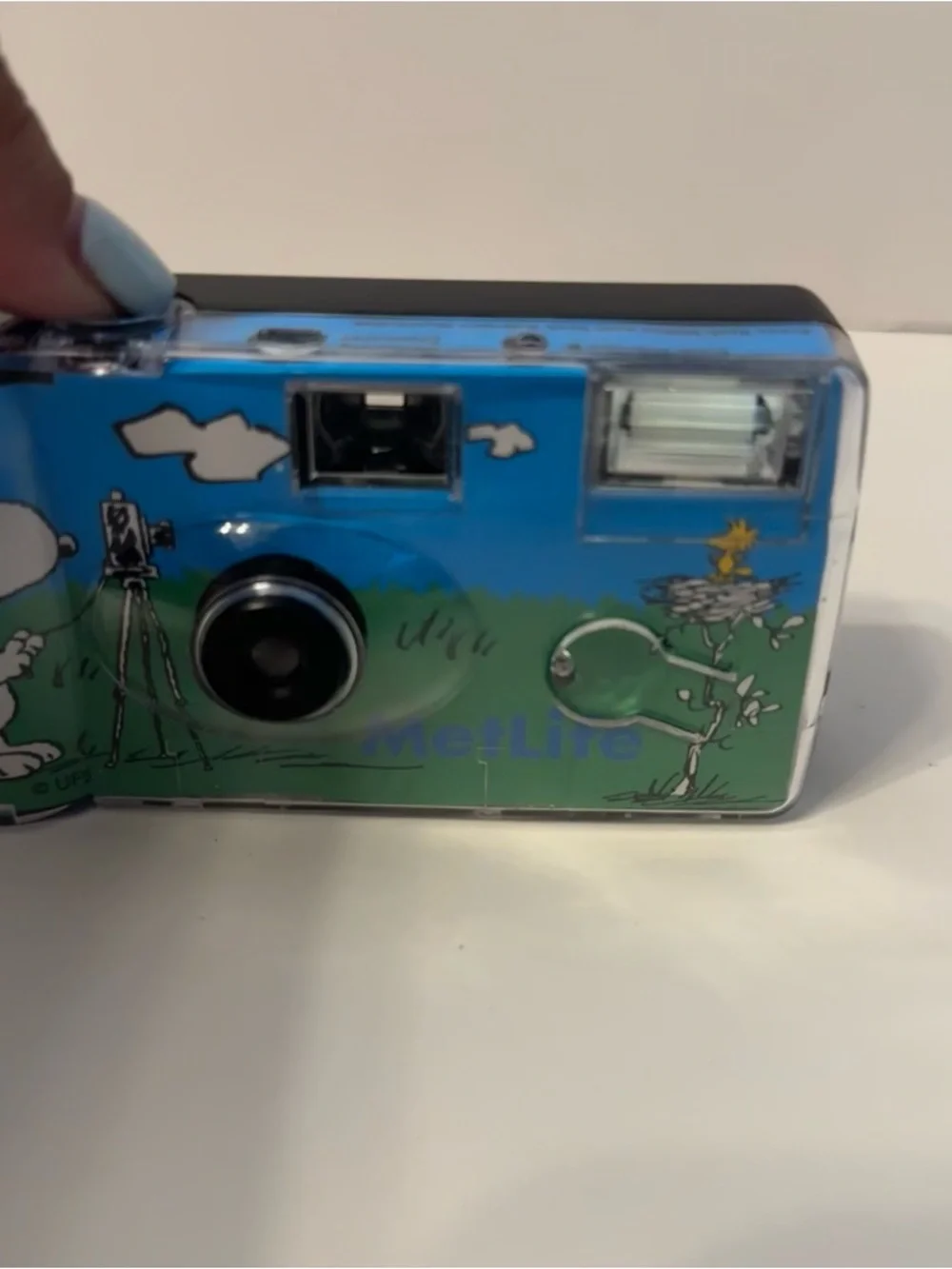VTG Rare Peanuts Funpak Simple Use Point & Shoot 35mm Film Camera TESTED/WORKS